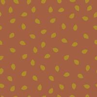 autumn leaves vector seamless pattern. background for fabrics, prints, packaging and postcards