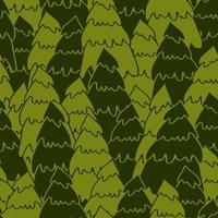 Christmas background vector seamless pattern of stylized Christmas trees. Wallpaper for wrapping paper, invitations, paper and cards, website backgrounds. New Year and Christmas festive forest conifer