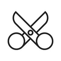 Scissor stationery Icon Vector For Web, Presentation, Logo, Infographic, Symbol