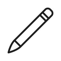 vector de icono de papelería de lápiz para web, presentación, logotipo, infografía, símbolo