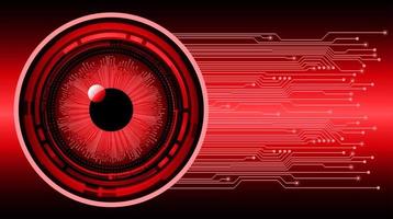 eye cyber circuit future technology concept background vector