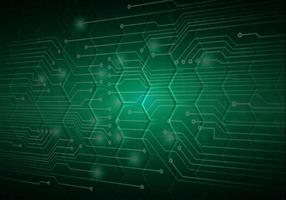 cyber circuit future technology concept background vector