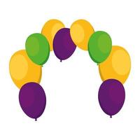Diseño vectorial de globos de fiesta y celebración vector