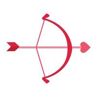 arch cupid with arrow isolated icon vector