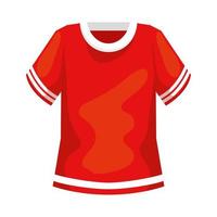 american football shirt isolated icon vector