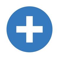 add social media isolated icon vector