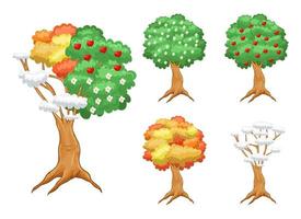 Tree vector design illustration isolated on white background
