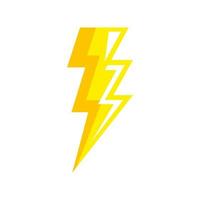 thunderbolt pop art style icon vector