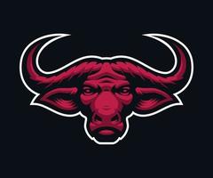 Bulls Head Vector