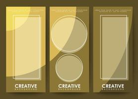 Shades of golden color. Futuristic mable poster with gradient mesh. vector