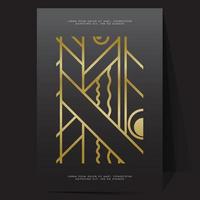 Shades of golden color. Futuristic mable poster with gradient mesh. vector