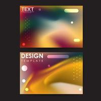 Shades of golden color. Futuristic mable poster with gradient mesh. vector