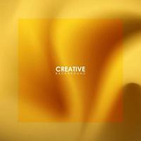 Shades of golden color. Futuristic mable poster with gradient mesh. vector