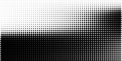 Halftone in abstract style. Geometric retro banner vector texture. Modern print. White and black background. Light effect.