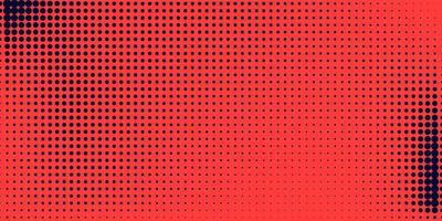 semitono en estilo abstracto. textura de vector de banner retro geométrico. impresión moderna. fondo azul oscuro y rojo. efecto de luz