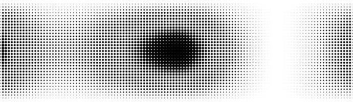 Halftone in abstract style. Geometric retro banner vector texture. Modern print. White and black background. Light effect
