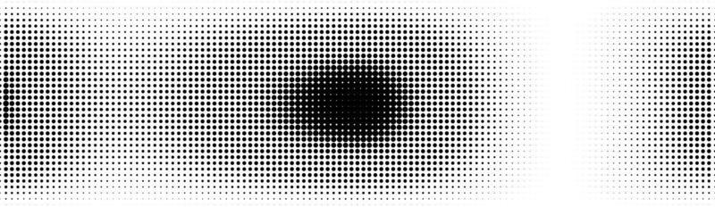 Halftone in abstract style. Geometric retro banner vector texture. Modern print. White and black background. Light effect