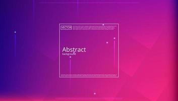 Abstract banner with gradient shapes and blur background with dark neon color. Dynamic shape composition. Vector template design