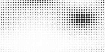 Halftone in abstract style. Geometric retro banner vector texture. Modern print. White and black background. Light effect.