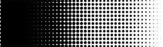 Halftone in abstract style. Geometric retro banner vector texture. Modern print. White and black background. Light effect