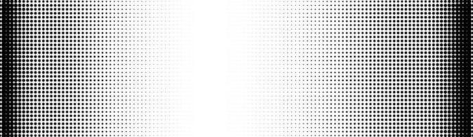 Halftone in abstract style. Geometric retro banner vector texture. Modern print. White and black background. Light effect