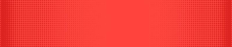 Halftone in abstract style. Geometric retro banner vector texture. Modern print. Red background. Light effect