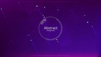 Abstract banner with gradient shapes and blur background with dark neon color. Dynamic shape composition. Vector template design