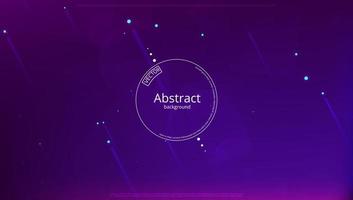 Abstract banner with gradient shapes and blur background with dark neon color. Dynamic shape composition. Vector template design