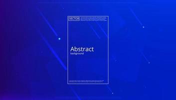 Abstract banner with gradient shapes and blur background with dark neon color. Dynamic shape composition. Vector template design