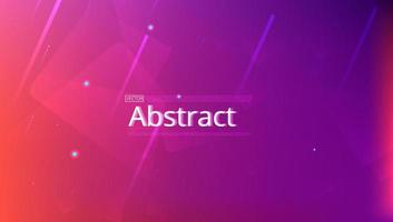 Abstract banner with gradient shapes and blur background with dark neon color. Dynamic shape composition. Vector template design