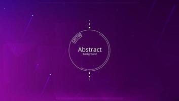 Abstract banner with gradient shapes and blur background with dark neon color. Dynamic shape composition. Vector template design