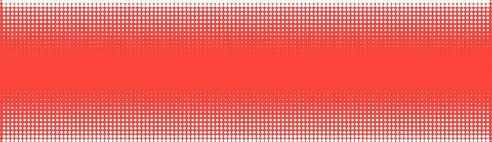 Halftone in abstract style. Geometric retro banner vector texture. Modern print. White and red background. Light effect
