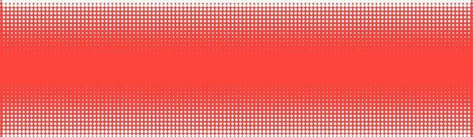 Halftone in abstract style. Geometric retro banner vector texture. Modern print. White and red background. Light effect