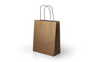 Paper Bag With Stripes photo