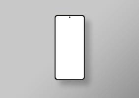 Isolated phone in grey background