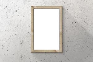 Wooden frame for poster photo