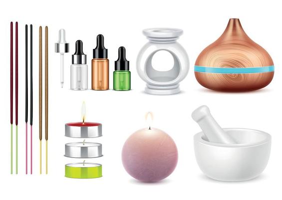 Realistic Aromatherapy Set
