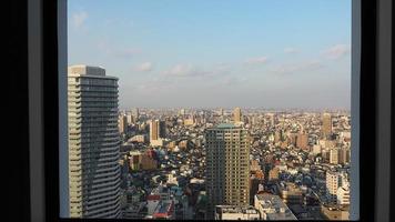 distrito de ikebukuro. vista aérea de la ciudad de ikebukuro, tokio, japón. foto