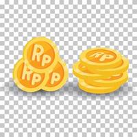 EPS 10 rupiah money vector image