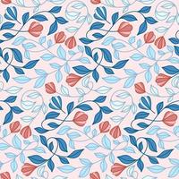 Decorative Ditsy Floral Vector Seamless Pattern Design