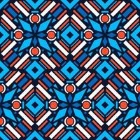 Geometric Ethnic Vector Seamless Pattern Design