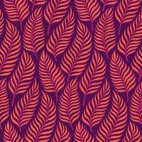 Autumn Leave Vector Seamless Pattern Design