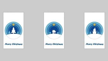 Set background for covers, invitations, posters, banners, flyers, placards. Minimal template design , advertisement with winter christmas composition in paper cut style. Vector illustration.