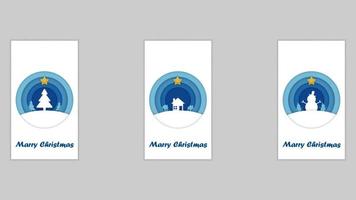 Set background for covers, invitations, posters, banners, flyers, placards. Minimal template design , advertisement with winter christmas composition in paper cut style. Vector illustration.