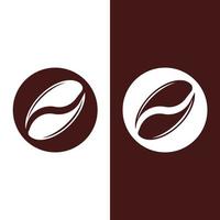 coffee bean icon vector