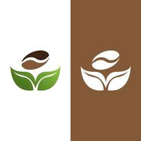 coffee bean icon vector