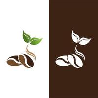 coffee bean icon vector