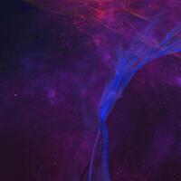 space purple and blue galaxy with stars and nebula with abstract pattern beautiful panorama. photo