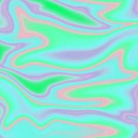 Superficie de textura de hoja de arco iris verde claro holográfica con patrón de hoja abstracto arrugado.
