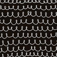 abstract many white full tone monochrome dot dash black and white pattern on black. photo